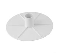 Qualoramall Tapa de repuesto de placa de vacío de 8 pulgadas para espumadores de piscina Pentair S15 y S20, cubierta de filtro de desechos de plástico blanco para piscinas enterradas y spas, acceso