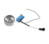 Qualoramall Volante magnético de alto voltaje para Echo PB8010 PB9010 soplador de hojas de plástico y metal, montaje plateado negro, 6,45 x 6,45 x 3,35 cm, pieza de actualización de rendimiento fiable