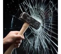 Qualsen 4Mil Vinilo Transparente Adhesivo Seguridad Antirrobo Vinilos para Cristales Inastillable Vinilo para Ventanas Protectora de Vidrio Lámina para Casa 44.3x400cm