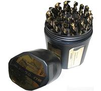 Qualtech - Juego de brocas de cobalto 1/16-1/2, a prueba de roturas, 29 piezas (1/64 aumentos), DWD29J-CO-PC