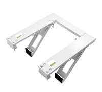 Qualward Soporte de aire acondicionado para ventana, resistente, con 2 brazos, hasta 180 libras para unidades de CA de 12000 a 24000 BTU, soporta hasta 180 libras