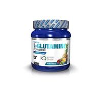 Quamtrax Nutrition - L-Glutamine Powder - 400 g - Blue Tropic - Recuperación muscular, mejora de la inmunidad y ayuda a la digestión