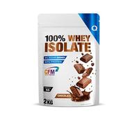Quamtrax Nutrition - 100% Whey Isolate - 2 kg - Chocolate - Proteína aislada, sin lactosa y rápida absorción