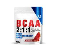 Quamtrax Nutrition - BCAA 2:1:1 (Aminoácidos de Cadena Ramificada) - 500 g - Sabor Sandía - Recuperación muscular, reducción de la fatiga y síntesis proteica