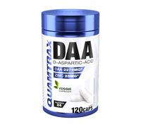 Quamtrax Nutrition - DAA - D-Aspartic Acid (Ácido D-Aspártico) - 120 cápsulas - Testosterona, apoyo en rendimiento deportivo y bienestar general