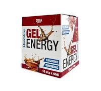 Quamtrax Nutrition - Energy Gel (Gel Energético) - Caja de 18 uds - Sabor Cola - Energía instantánea, rendimiento deportivo y fácil absorción