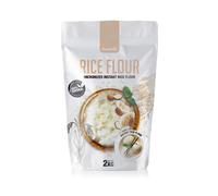 Quamtrax Nutrition - Instant Rice Flour - Harina de Arroz - 2000 gr - con sabor a Vainilla