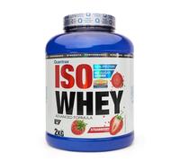 Quamtrax Nutrition - Iso Whey (Proteína de Suero de Leche Aislada) - 2 kg - Sabor Fresa - Alto contenido proteico, rápida absorción y bajo en grasas