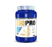 Quamtrax Nutrition - Isopro CFM (Aislado de Proteínas de Suero de Leche) - 1 kg - Sabor Chocolate Blanco - Alto contenido proteico, rápida absorción y bajo en grasas