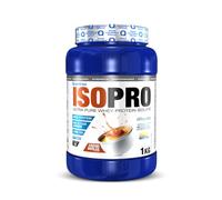 Quamtrax Nutrition - Isopro CFM (Aislado de Proteínas de Suero de Leche) - 1 kg - Sabor Crème Brûlée - Alto contenido proteico, rápida absorción y bajo en grasas
