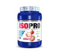 Quamtrax Nutrition - Isopro CFM (Aislado de Proteínas de Suero de Leche) - 1 kg - Sabor Fresa - Alto contenido proteico, rápida absorción y bajo en grasas