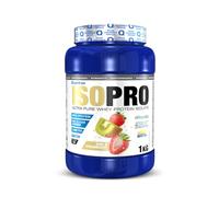 Quamtrax Nutrition - Isopro CFM (Aislado de Proteínas de Suero de Leche) - 1 kg - Sabor Fresa y Kiwi - Alto contenido proteico, rápida absorción y bajo en grasas