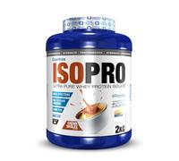 Quamtrax Nutrition - Isopro CFM (Aislado de Proteínas de Suero de Leche) - 2 kg - Sabor Crème Brûlée - Alto contenido proteico, rápida absorción y bajo en grasas