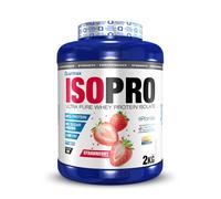 Quamtrax Nutrition - Isopro CFM (Aislado de Proteínas de Suero de Leche) - 2 kg - Sabor Fresa - Alto contenido proteico, rápida absorción y bajo en grasas