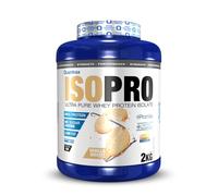 Quamtrax Nutrition - Isopro CFM (Aislado de Proteínas de Suero de Leche) - 2 kg - Sabor Vainilla con Galleta - Alto contenido proteico, rápida absorción y bajo en grasas