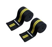 Quamtrax Nutrition - Knee Band - Banda de Rodilla - Color Amarillo - Soporte, compresión y resistencia.