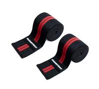 Quamtrax Nutrition - Knee Band - Banda de Rodilla - Color Rojo - Soporte, compresión y resistencia.