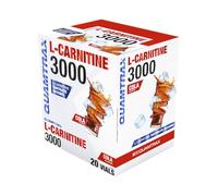 Quamtrax Nutrition - L-Carnitine 3000 (L-Carnitina 3000) - 20 viales - Sabor Cola - Metabolismo de grasas, energía y absorción rápida