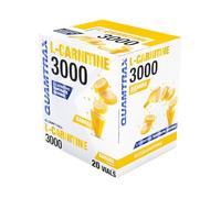 Quamtrax Nutrition - L-Carnitine 3000 (L-Carnitina 3000) - 20 viales - Sabor Plátano - Metabolismo de grasas, energía y absorción rápida