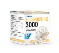 Quamtrax Nutrition - L-Carnitine 3000 (L-Carnitina 3000) - 20 viales - Sabor Yogur - Metabolismo de grasas, energía y absorción rápida