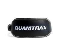 Quamtrax Nutrition - Leather Belt - Cinturón de Cuero - Talla L - Soporte lumbar, ajuste seguro y durabilidad.
