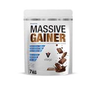 Quamtrax Nutrition - Massive Gainer Premium (Ganador de Masa Muscular) - 7 kg - Sabor Chocolate - Ganancia muscular, alto contenido calórico y recuperación