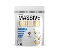 Quamtrax Nutrition - Massive Gainer Premium (Ganador de Masa Muscular) - 7 kg - Sabor Vainilla - Ganancia muscular, alto contenido calórico y recuperación