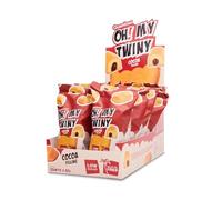 Quamtrax Nutrition - Oh My Twiny - Caja de 12 uds - 50 g - Alto contenido proteico, doble chocolate y textura crujiente (Cacao)