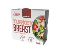 Quamtrax Nutrition - Pechuga de Pavo Turkey breast - 155 g - Alta proteína, bajo en grasa y opción saludable.