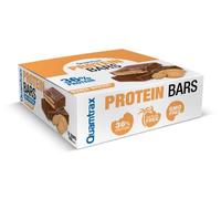 Quamtrax Nutrition - Protein Bar (Barrita Proteica) - 35 g x 32 uds - Sabor Yogur - Alto en proteínas, bajo en azúcar y sabor delicioso (32, Galleta Maria)