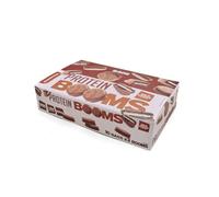 Quamtrax Nutrition - Protein BOOMS - 54 g x 10 uds - Sabor Milk Chocolate - Snack proteico, textura cremosa y sin azúcares añadidos.