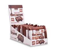 Quamtrax Nutrition - Protein Brownie - Caja 10 uds - 43 g - Alto en proteína y sin azúcares añadidos.