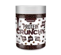 Quamtrax Nutrition - Protein Crunchy (Topping Crujiente Proteico) - 500 g - Alto contenido proteico, bajo en azúcares y textura crujiente (Chocolate negro)