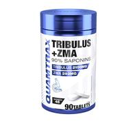 Quamtrax Nutrition - Tribulus + ZMA (Zinc, Magnesio y Vitamina B6) - 90 cápsulas - Rendimiento deportivo, recuperación muscular y apoyo hormonal