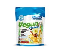 Quamtrax Nutrition - Vegan Protein (Proteína Vegetal) - 500 g - Sabor Vainilla con Canela - Alto contenido proteico, apoyo en el crecimiento muscular y fácil digestión