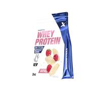 Quamtrax Nutrition - Whey Protein (Proteína de Suero de Leche) - 2 kg - Sabor Chocolate Blanco y Frambuesa - Alto contenido proteico, apoyo en el crecimiento muscular y energía