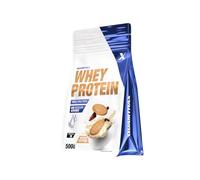 Quamtrax Nutrition - Whey Protein (Proteína de Suero de Leche) - Alto contenido proteico, apoyo en el crecimiento muscular y energía (500 g, Natillas con Galleta)