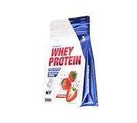 Quamtrax Nutrition - Whey Protein (Proteína de Suero de Leche) - Alto contenido proteico, apoyo en el crecimiento muscular y energía (500 g, Fresa)
