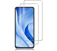 Quanen Electronic Protector de Pantalla para Xiaomi Mi 11 Lite, [3 Unidades] Cristal Templado para Xiaomi Mi 11 Lite,Vidrio templado 9H,Sin Burbujas, Alta Definicion,Anti-Arañazos