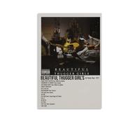 QUANHAIUSUU Hermosos pósteres de Thugger Girls-young Thugg, cubierta de lienzo, póster estético para sala de estar, dormitorio, oficina, decoración de arte creativo, regalo de 30 x 45 cm, estilo sin