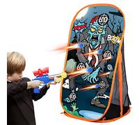 Quanquer Diana_Juguete para Lanzador de Dardos de Espuma de Juguete Tiro al Blanco Zombie con Red, Juguete para Interiores y Exteriores, Regalos de cumpleaños, Navidad y Halloween(Traje)