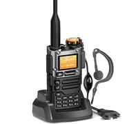 QUANSHENG K6 UVK5(8)AM/FM/DTMF walkie Talkie 200Three Frequency Receiving walkie Talkie NOAA Weather Forecast, with Flash Replication Frequency Tpye-C LCD Display for Hiking Camping Trip Two-way radio