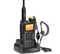 Quansheng UVK5(99) Am/FM/DTMF Walkie-Talkie 200CH 20-1000MHZ Walkie-Talkie NOAA Weather Forecast with Flash Copy Frequency Tpye-C LCD Display for Hiking Camping Travel Two-Way Radio (Grey)