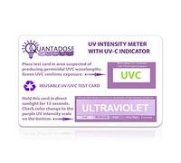 Doble tira de indicador UVC con tarjeta de prueba de dosimetro UV