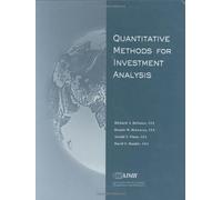 Quantitative Methods for Investment Analysis