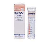 Quantofix 1138896 - Barra de prueba de sulfito, un kit para probar sulfito de 6 mm x 95 mm (paquete de 100), listo para usar