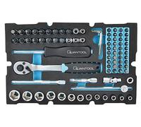 Quantool Q25002 - Juego de llaves de vaso (85 piezas)