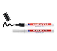 Quantore - Viltstift Edding Lakmarker Wit en Zwart NUEVO