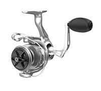 Quantum Carrete de Pesca Giratorio del Acelerador, rodamientos de Bolas 10 + 1 con una relación de Engranaje Suave y Potente 6.2:1, Sistema de Arrastre de Fibra de Carbono ultrasuave, Embrague