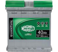 Quantum Energy Batería de coche Magneti Marelli 40AH 12V 330A EN1 para cassette L0